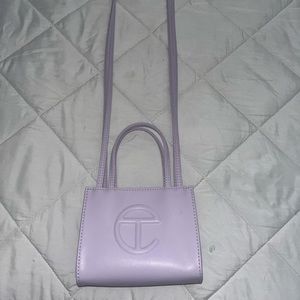 lavender Small Telfar Shopping Bag